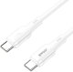 BWOO BWOO kabel silikonowy X329CC 65W USB-C 1m biały 3