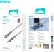 Kabel Boste BWOO AUX075 kabel AUX jack 3.5mm - jack 3.5mm audio szary 2