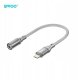 BWOO BZ66 adapter Lightning - jack 3.5mm szary 2