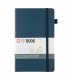 Sakura Squared Hard Cover Notebook 13x21 cm Deep Indigo 1