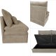Sofa wypoczynkowa Aster taupe sztruksowa rozkładana z funkcją spania 5