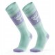 RockBros Skarpetki narciarskie Qunature 037201 rozmiar 37-42 (S/M) - fioletowo-zielone 6