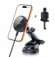 4kom.pl TECH-PROTECT V9 ARCTICBOOST MAGNETIC MAGSAFE DASHBOARD & VENT CAR MOUNT WIRELESS CHARGER 25W QI2.2 BLACK 3