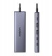HUB USB Ugreen Hub / adapter USB-C 6w1 UGREEN CM511 USB-C do 2x USB DisplayPort 4K 60Hz 2x USB-C PD 100W 2