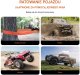 Vevor Taśma holownicza 9m wyciągarka 16T pętla shackle zestaw off-road terenówka 6