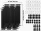 Solarne ogrzewanie basenu 1235 x 3100 mm HDPE 4 panele zestaw do basenów 2