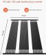 Solarne ogrzewanie basenu 1235 x 3100 mm HDPE 4 panele zestaw do basenów 4