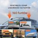 Uchwyty relingi dachowe Rav4 2019-23 aluminiowe z zamkiem 118 kg bagaż 4