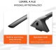 Uchwyty relingi dachowe Rav4 2019-23 aluminiowe z zamkiem 118 kg bagaż 5