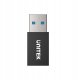Adapter USB Unitek USB-A - USB-A Czarny  (A1056ABK01) 1