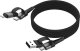 Ansmann 1700-0188 kabel USB 1,2 m USB A/USB C USB C/Lightning czarny, srebrny 1