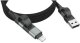 Ansmann 1700-0188 kabel USB 1,2 m USB A/USB C USB C/Lightning czarny, srebrny 9
