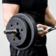 Obciążenie bitumiczne 5 kg 4szt. talerz kompozytowy 29 mm krążek do sztangi hantli UNIWERSALNY 5