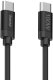 Hama Hama Fabric Charging Cable  USB-C - USB-C  Nylon  1 5 m  melns - Vads 00201740 (4047443536396) 4