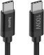 Hama Hama Fabric Charging Cable  USB-C - USB-C  Nylon  1 5 m  melns - Vads 00201740 (4047443536396) 5