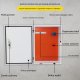 Skrzynka na ładowarkę Tesla 705025 cm IP32 organizer kabli zewnętrzny 5