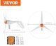 Ładowarka solarna Turbina wiatrowa 500W 12V 3-łopatowa z regulatorem MPPT zestaw 2