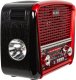 77-556# Radio przenośne analogowe am/fm bt blow ra17 solarne czerwone 215