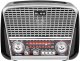 77-557# Radio przenośne analogowe am/fm bt blow ra17 solarne srebrne 249