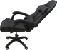 Fotel gamingowy czarny z poduszką lędźwiową i zagłówkiem do biurka 13