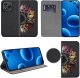 krainaGSM Etui do Honor 400 Lite MAGNET WZORY CASE + SZKŁO 9H 2