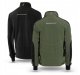 Męska bluza robocza elastyczna wiatroszczelna dodatki odblaskowe 3M Scotchlite budownictwo serwis montaż oliwkowa czarna STRETCH LINE - oliwkowy L 4