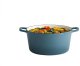 Garnek żeliwny 6 L Stars turkus 4