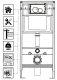 K011D / VIGANTE / STELAŻ PODTYNKOWY DO WC SLIM / 3