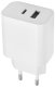 Maxlife ładowarka sieciowa PD QC MXTC-06 1x USB-C 1x USB 20W biała 1