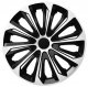 Kołpak NRM Kołpaki 4 sztuki NRM uniwersalne Strong Duoolor White Black 16 2