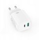 XO ładowarka sieciowa CE29 PD 20W 1x USB-C 1x USB biała 3