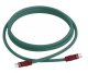 Kabel Newell USB-C - USB-C 100 W, 2 m, silikonowy, zielono-bordowy 198