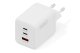 Ładowarka DIGIT Ładowarka sieciowa zasilacz 100W 2x USB-C, 1x USB-A, biała 1