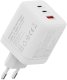 Ładowarka DIGIT Ładowarka sieciowa zasilacz 100W 2x USB-C, 1x USB-A, biała 8
