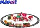 Pociąg na choinkę Kolejka świąteczna 288cm PlaySo 699-128A 11