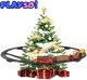 Pociąg na choinkę Kolejka świąteczna 288cm PlaySo 699-128A 13