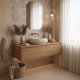 Umywalka nablatowa Rea Mika Warm Beige 6
