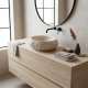 Umywalka nablatowa Rea Mika Warm Beige 7