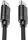 Hama Fabric Charging Cable USB-C - USB-C Nylon 3 m czarny - Vads 00201749 (4047443540225) 4