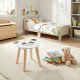 Home Styling Collection Drewniany stołek dziecięcy SAFARI z motywem zwierząt, 28 cm 2
