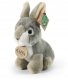 Rappa Pluszowa realistyczna maskotka Królik szary siedzący 16 cm 1