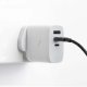 Native Union 67W USB-C PD 3-Port Fast GaN Wall Charger White 6