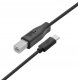 Kabel USB CM-BM 1.8m czarny drukarkowy 3