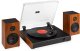 RP337W Vintage gramofon z bezprzewodowymi głośnikami BT Drewno one size 12