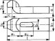 Łapa dociskowa DIN6316 6,6x60mm AMF 2