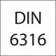 Łapa dociskowa DIN6316 6,6x60mm AMF 3
