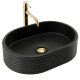 Umywalka nablatowa Rea Nicoletta Black 9