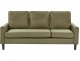 Sofa 3-osobowa z otomaną zielona AVESTA 7