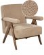 Fotel EVJE Boucle Piaskowy 1