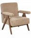Fotel EVJE Boucle Piaskowy 4